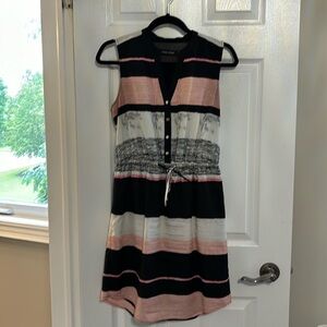 Sleeveless Shirt Dress